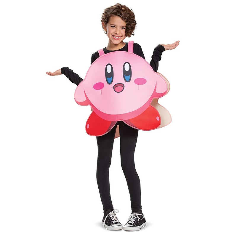 Disguise Kirby Costume for Kids, Official Kirby Character Outfit, Single Child Size up to Children's Medium (7-8) - Image 2